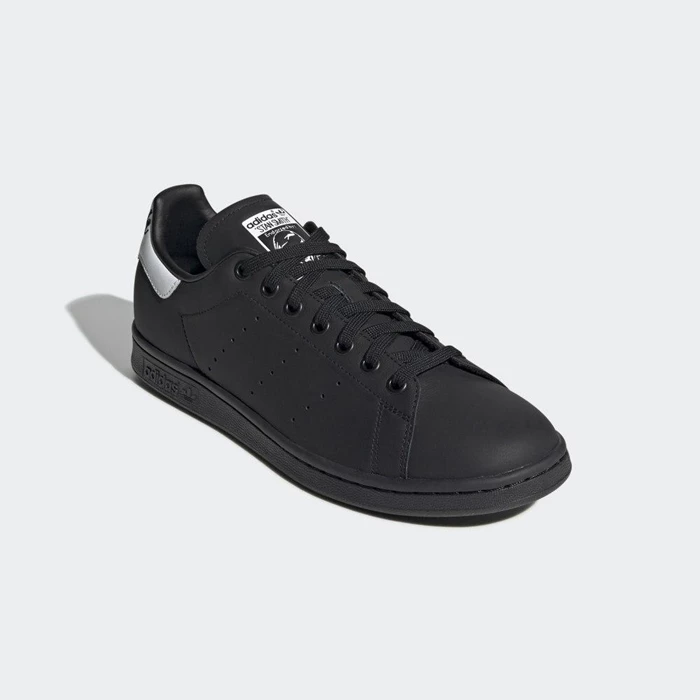 Originales Adidas Stan Smith Hombre Negras | 71ROVJLG