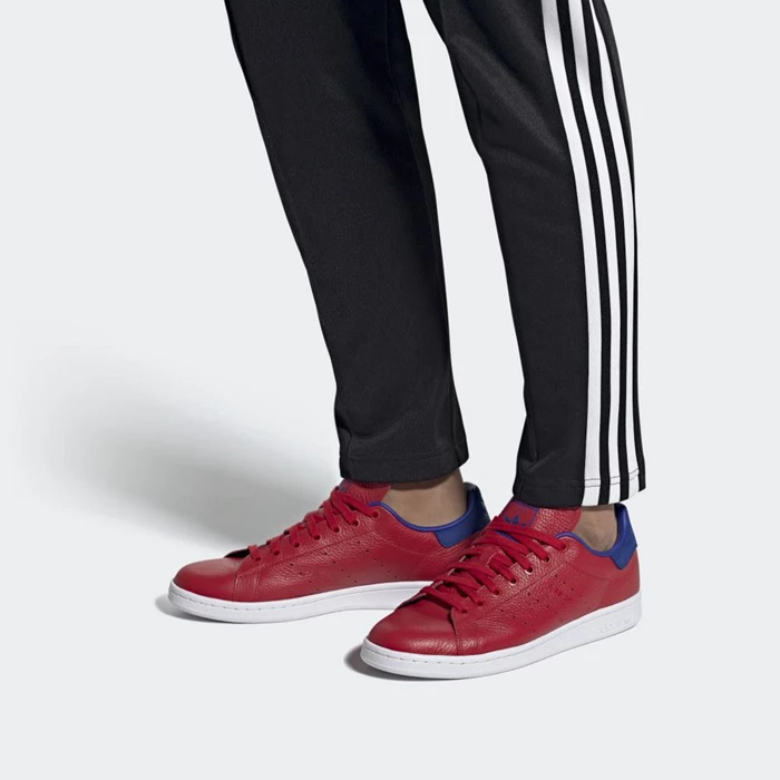 Originales Adidas Stan Smith Hombre Rojas | 84ANGLWP