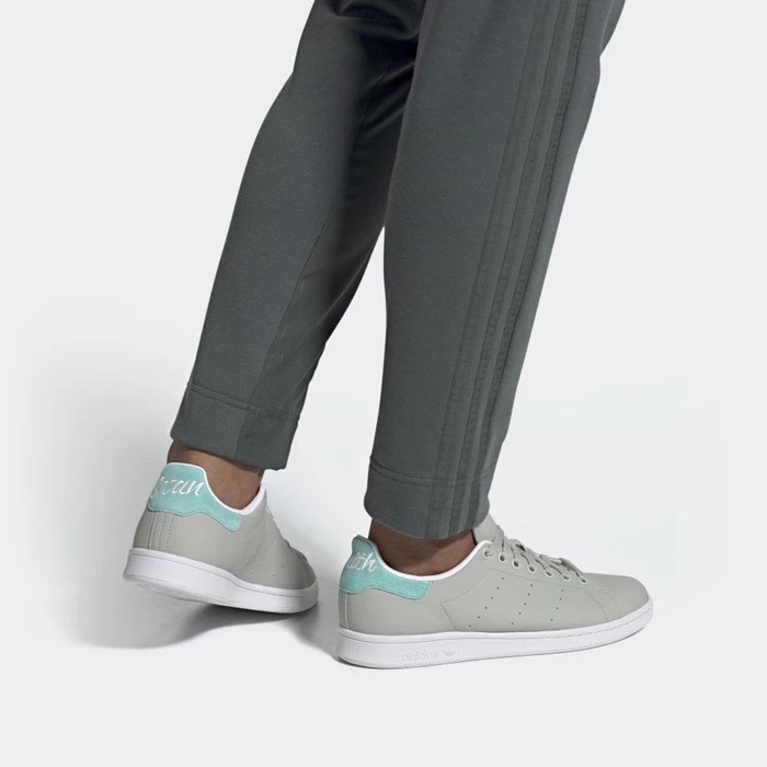 Originales Adidas Stan Smith Mujer Gris | 95XKYPSO