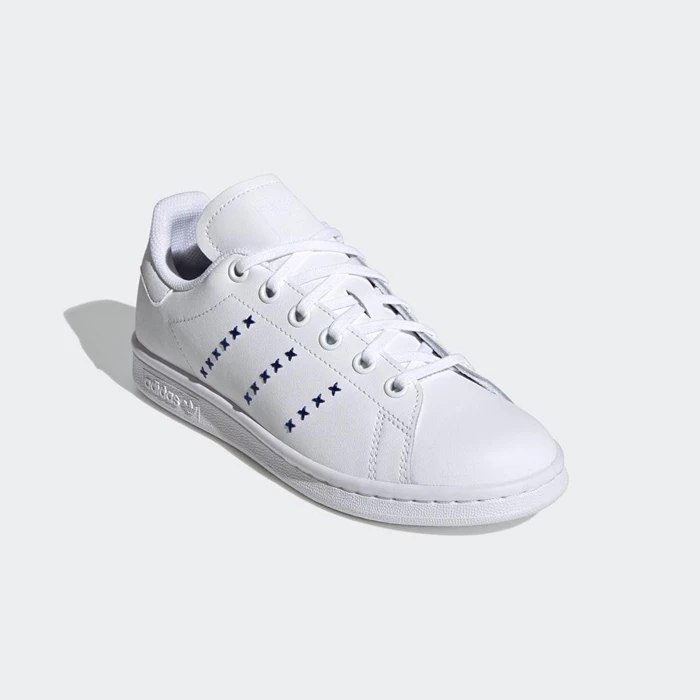 Originales Adidas Stan Smith Niños Blancas | 07GDFYHK