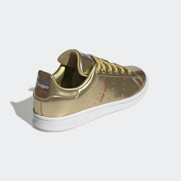 Originales Adidas Stan Smith Niños Doradas | 07HBSXMG