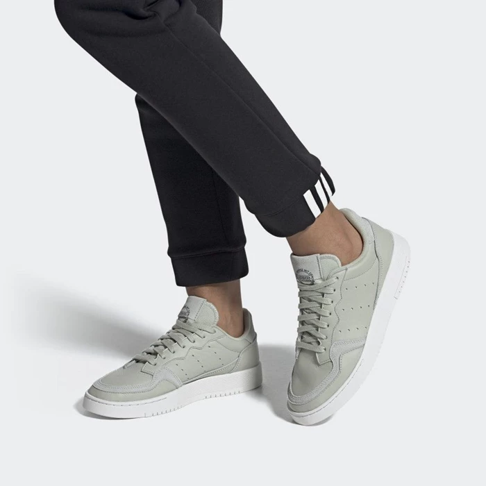 Originales Adidas Supercourt Mujer Gris | 91CBUEXK