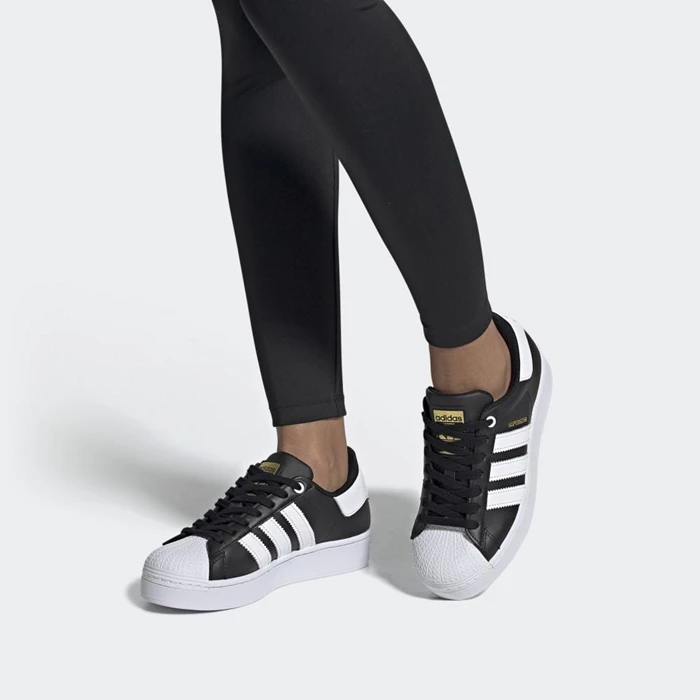 Originales Adidas Superstar Bold Mujer Negras | 82PGVKTN