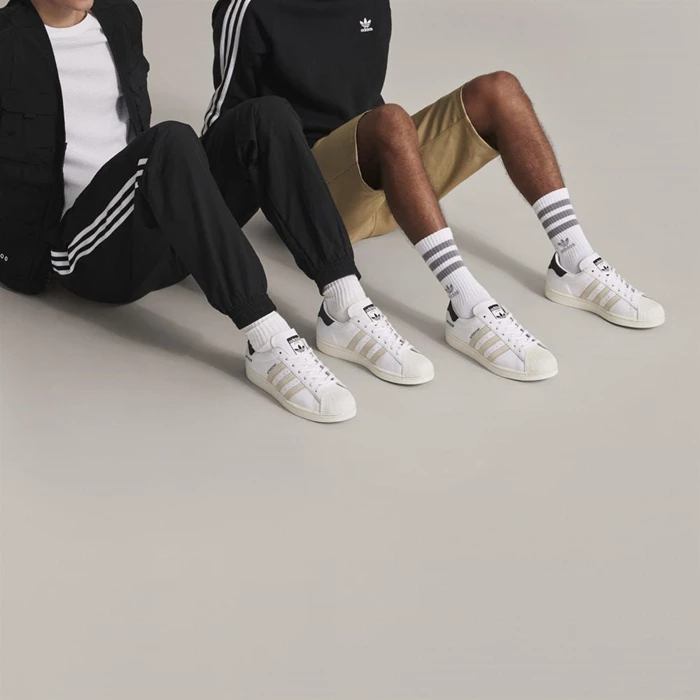 Originales Adidas Superstar Hombre Blancas | 47DKLOUP