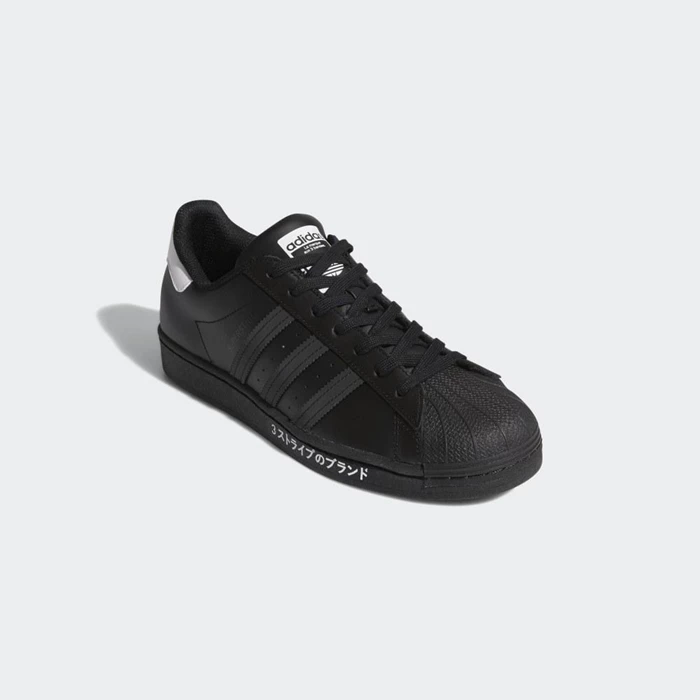 Originales Adidas Superstar Hombre Negras | 19URBXKZ