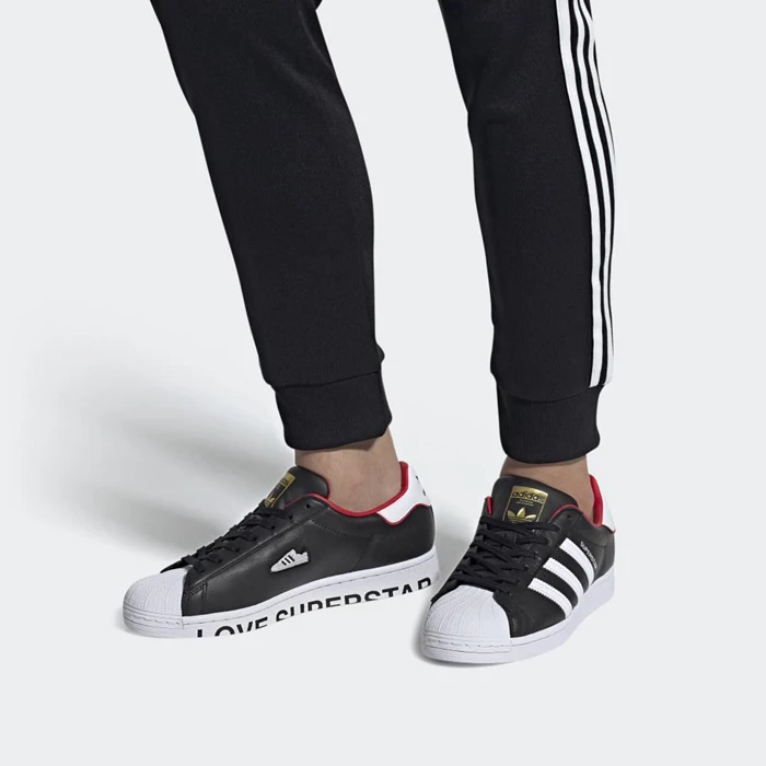 Originales Adidas Superstar Hombre Negras | 25ZBHWAU