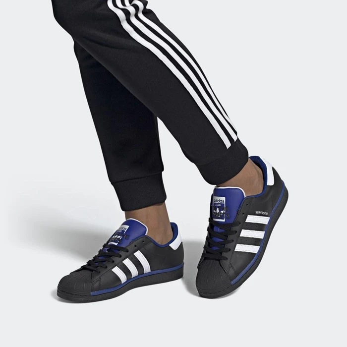 Originales Adidas Superstar Hombre Negras | 28HFQXWS