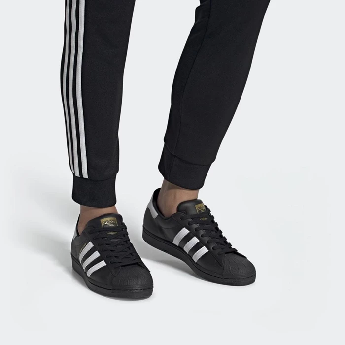 Originales Adidas Superstar Hombre Negras | 57OZRUJE