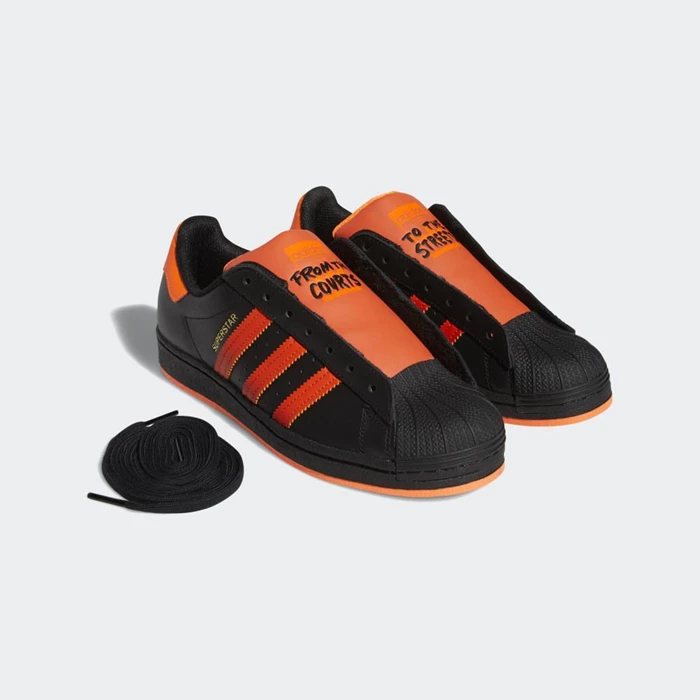 Originales Adidas Superstar Laceless Hombre Negras | 03HWXRCU