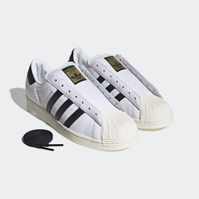 Originales Adidas Superstar Laceless Hombre Blancas | 19WFHQTI