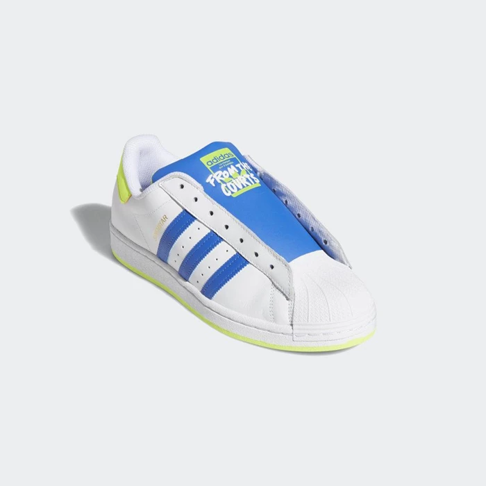 Originales Adidas Superstar Laceless Hombre Blancas | 72KOBDXE