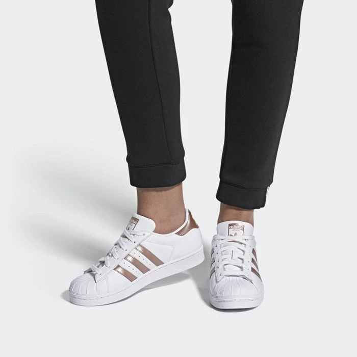 Originales Adidas Superstar Mujer Blancas | 73SKLYAD