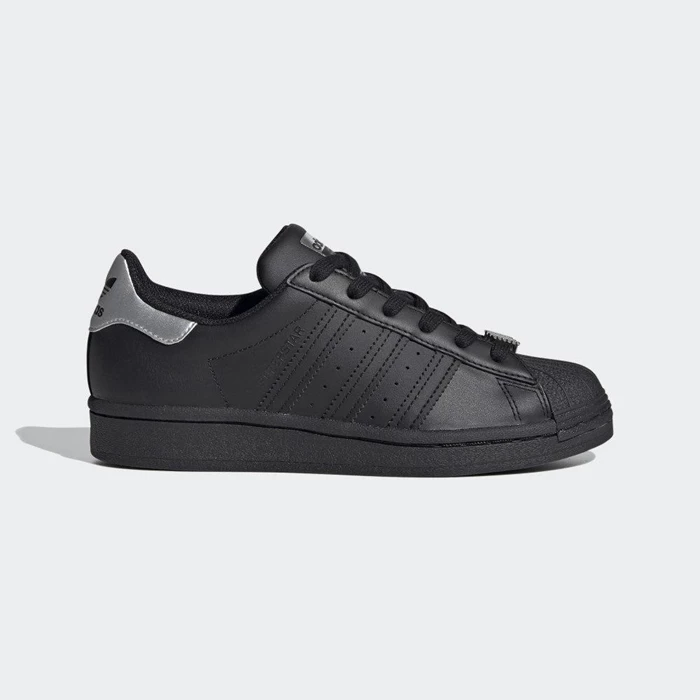 Originales Adidas Superstar Niños Negras | 42MEBAQJ