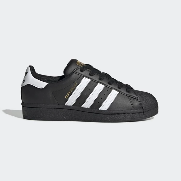 Originales Adidas Superstar Niños Negras | 59XCEGOV