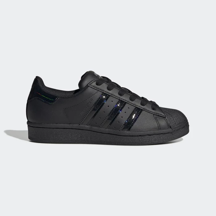 Originales Adidas Superstar Niños Negras | 70DURWLX