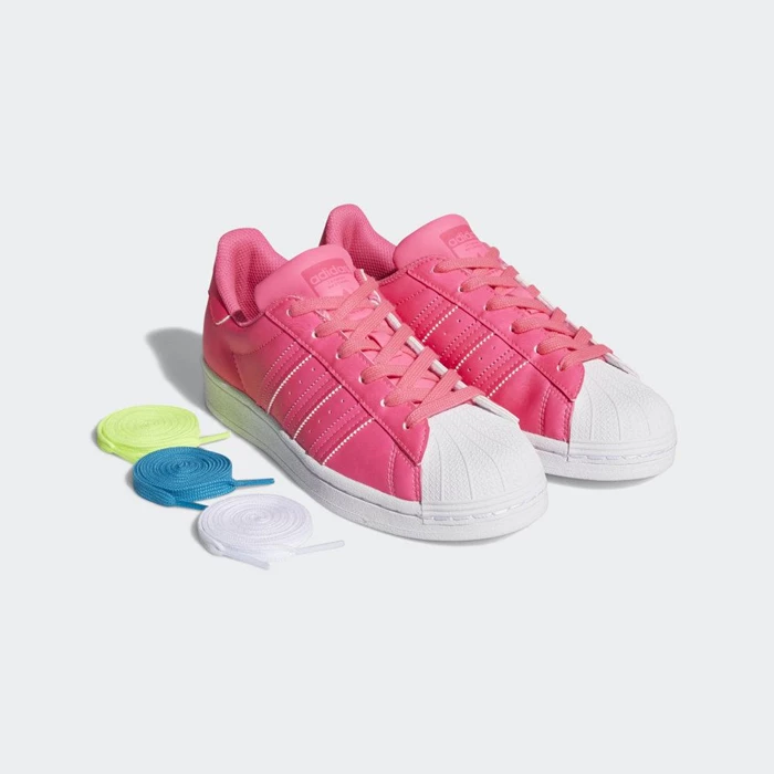 Originales Adidas Superstar Niños Rosas | 54JKTMGI