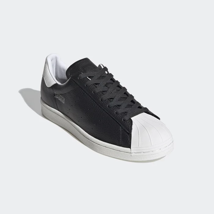 Originales Adidas Superstar Pure Hombre Negras | 37DQJEYO