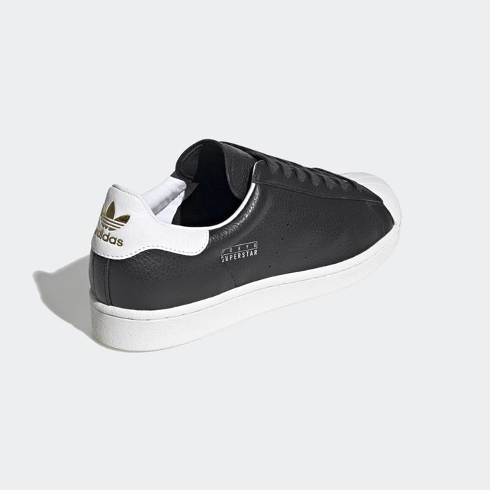 Originales Adidas Superstar Pure Hombre Negras | 37DQJEYO