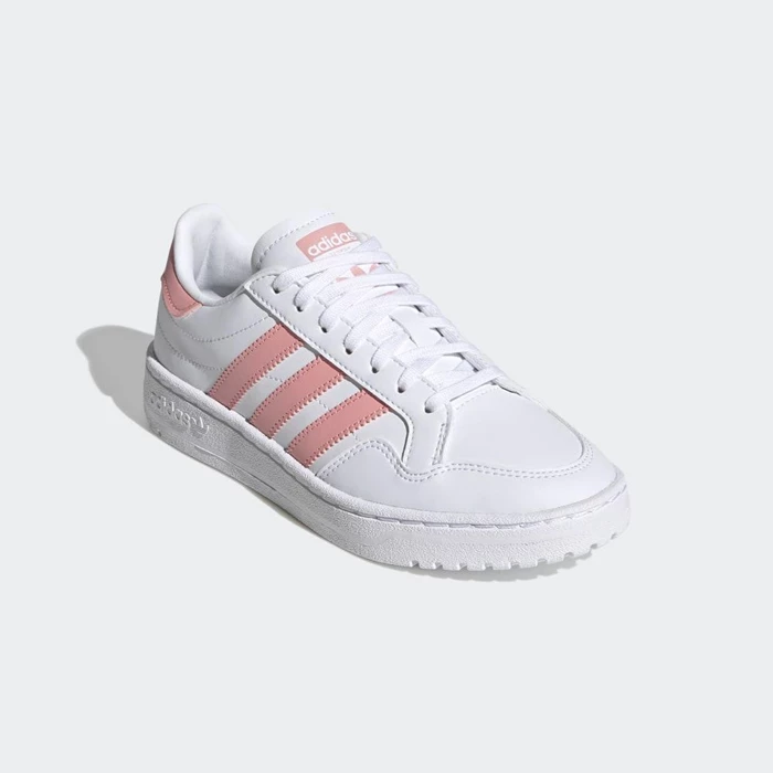 Originales Adidas Team Court Niños Blancas | 24ZYDICL