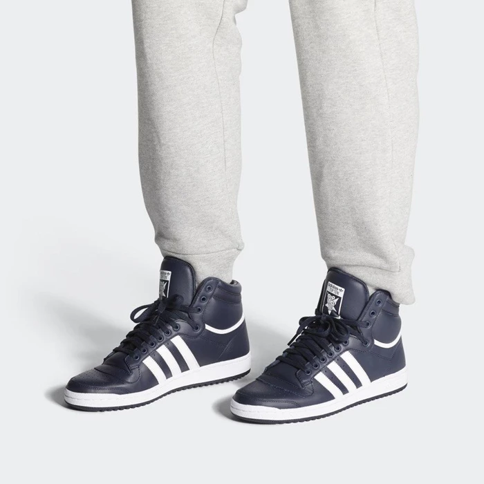 Originales Adidas Top Ten Hi Hombre Azules | 12RSXVCQ