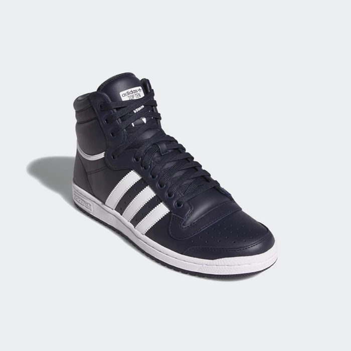 Originales Adidas Top Ten Hi Hombre Azules | 12RSXVCQ