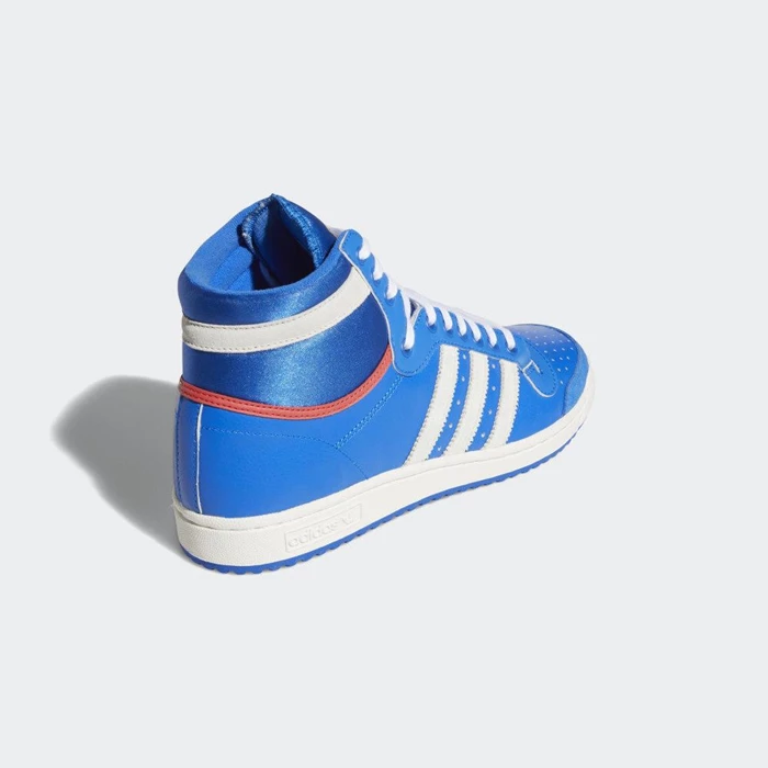 Originales Adidas Top Ten Hi Hombre Azules | 46ABMEHT