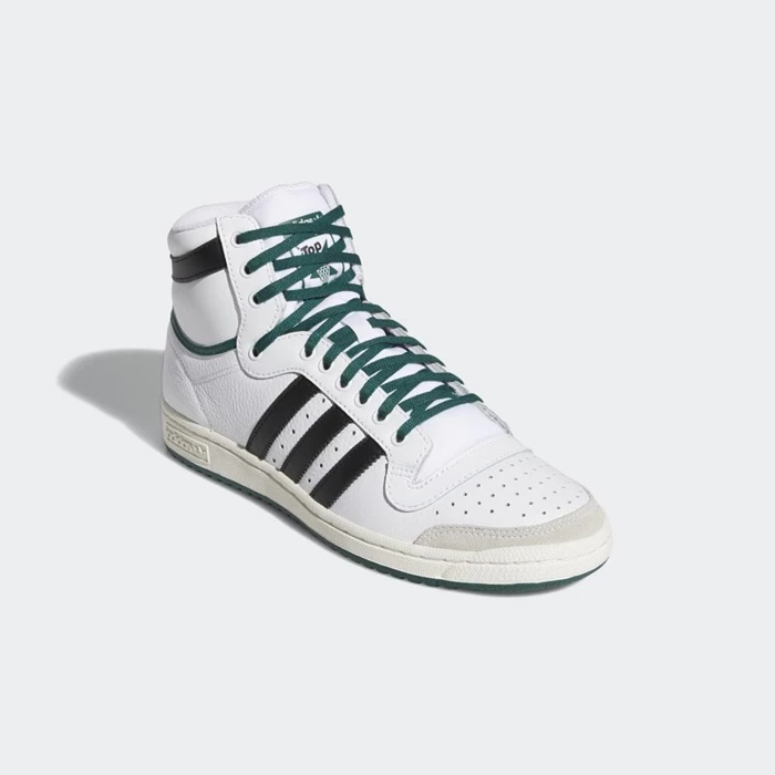 Originales Adidas Top Ten Hi Hombre Blancas | 25ICKEBL