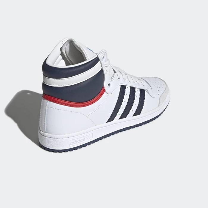 Originales Adidas Top Ten Hi Hombre Blancas | 45NXHYDF