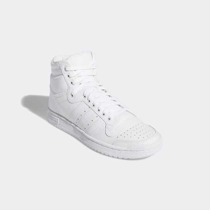 Originales Adidas Top Ten Hi Hombre Blancas | 86JXPKIB