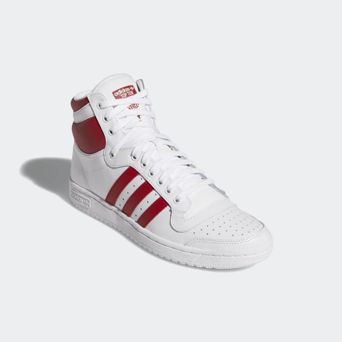 Originales Adidas Top Ten Hi Hombre Blancas | 95DZMHBY