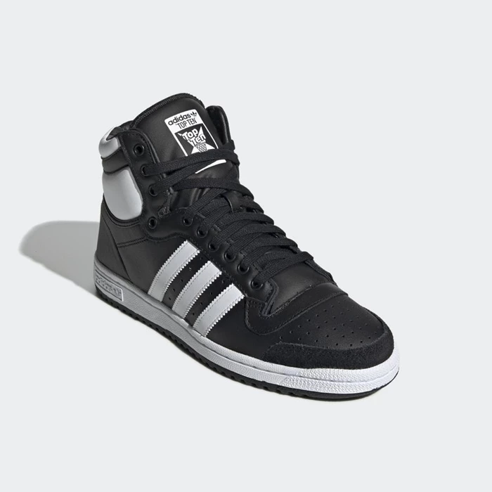 Originales Adidas Top Ten Hi Hombre Negras | 18UWBGOQ