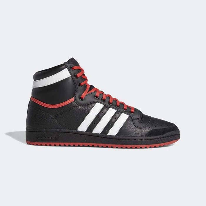 Originales Adidas Top Ten Hi Hombre Negras | 46FXQIAM