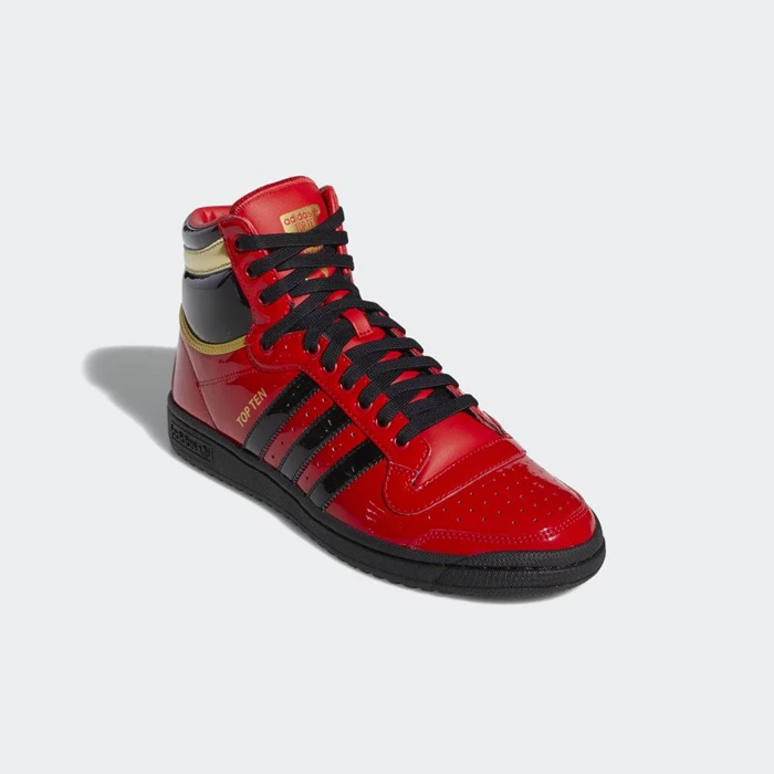 Originales Adidas Top Ten Hi Hombre Rojas | 34CKBZLU