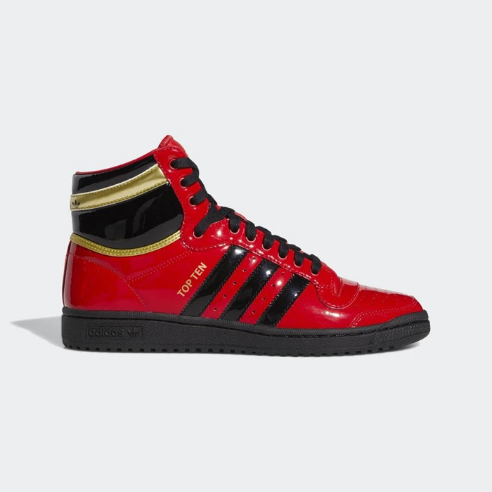 Originales Adidas Top Ten Hi Hombre Rojas | 34CKBZLU