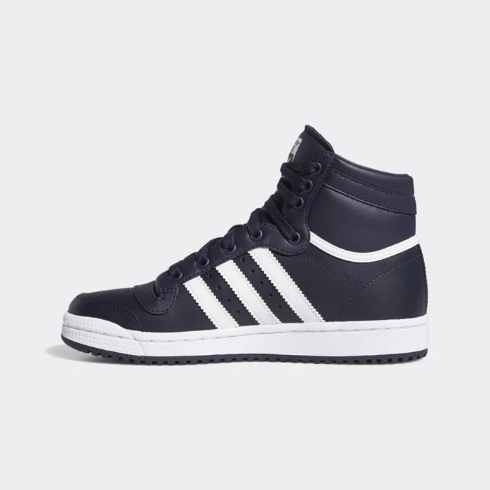 Originales Adidas Top Ten Hi Niños Azules | 47SPXQTV