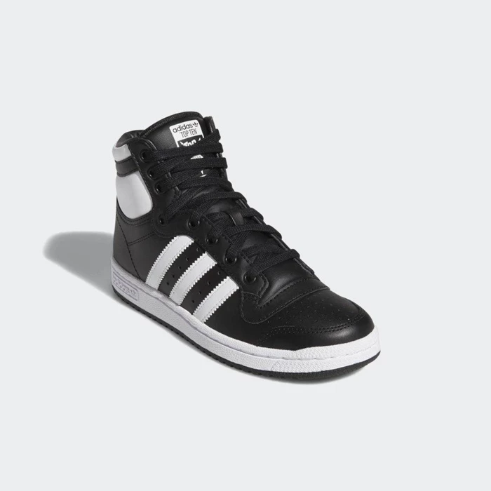 Originales Adidas Top Ten Hi Niños Negras | 58WYMKSI