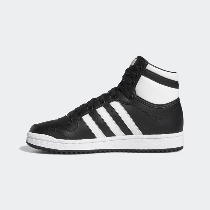 Originales Adidas Top Ten Hi Niños Negras | 58WYMKSI