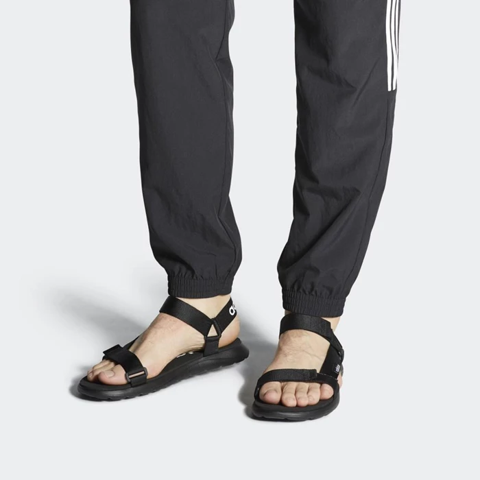 Sandalias Adidas Comfort Hombre Negras | 98NMJCYX