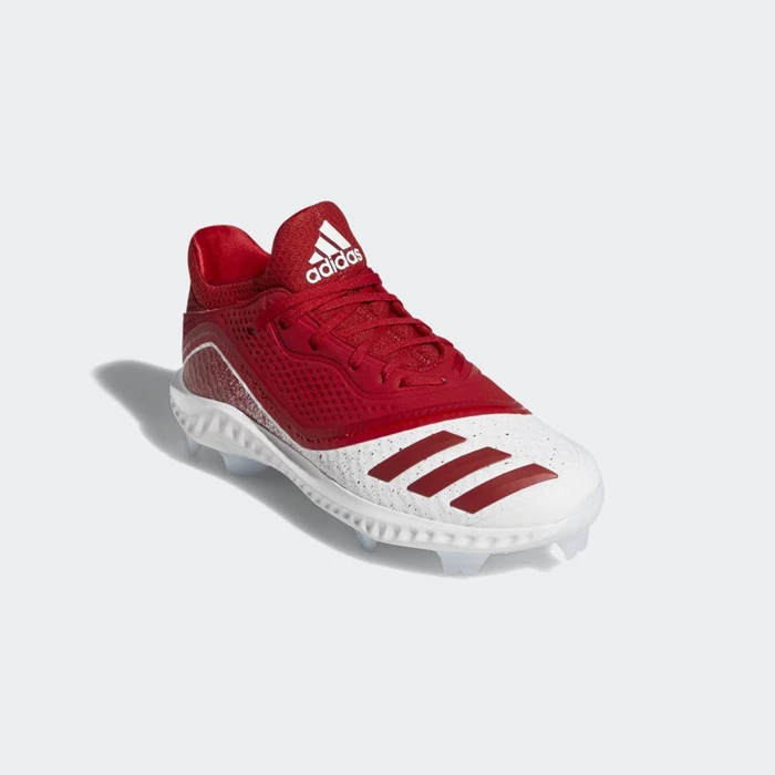 Tacos De Beisbol Adidas Icon V Bounce TPU Mujer Rojas | 49VEIFAW