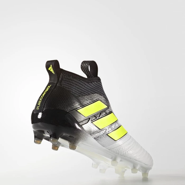 Tacos De Futbol Adidas ACE 17+ Purecontrol Firm Ground Hombre Blancas | 36EQBILD