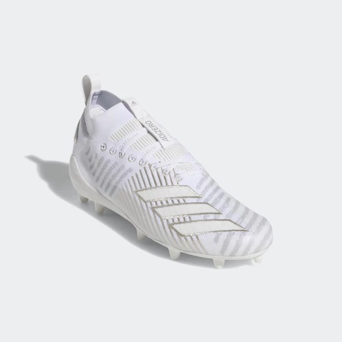 Tacos De Futbol Adidas Adizero 8.0 Primeknit Hombre Blancas | 92KNQTEI