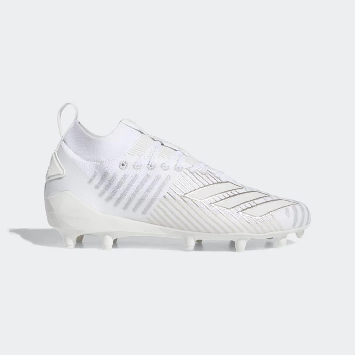 Tacos De Futbol Adidas Adizero 8.0 Primeknit Hombre Blancas | 92KNQTEI