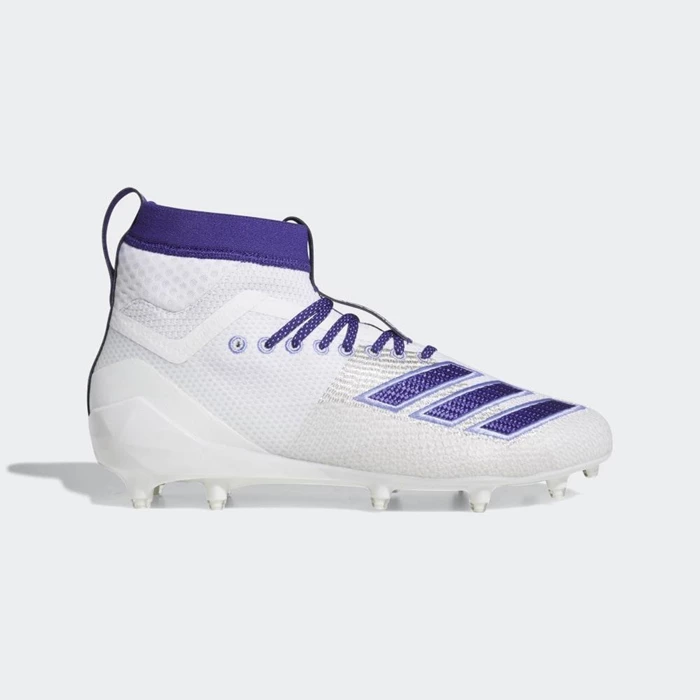 Tacos De Futbol Adidas Adizero 8.0 SK Hombre Blancas | 98FDYWIH