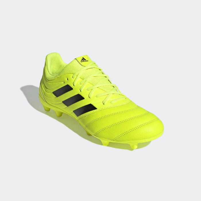 Tacos De Futbol Adidas Copa 19.3 Firm Ground Hombre Amarillo | 69RBODNP