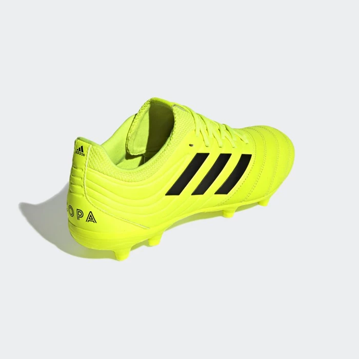 Tacos De Futbol Adidas Copa 19.3 Firm Ground Hombre Amarillo | 69RBODNP