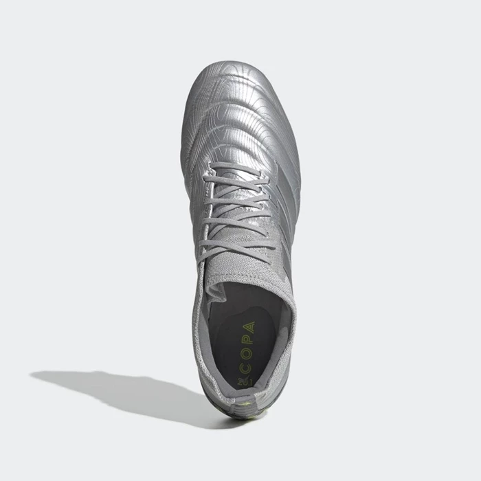 Tacos De Futbol Adidas Copa 20.1 Firm Ground Hombre Plateadas | 35SRWECD