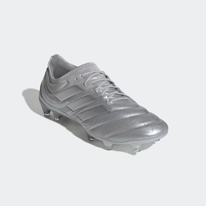 Tacos De Futbol Adidas Copa 20.1 Firm Ground Hombre Plateadas | 35SRWECD