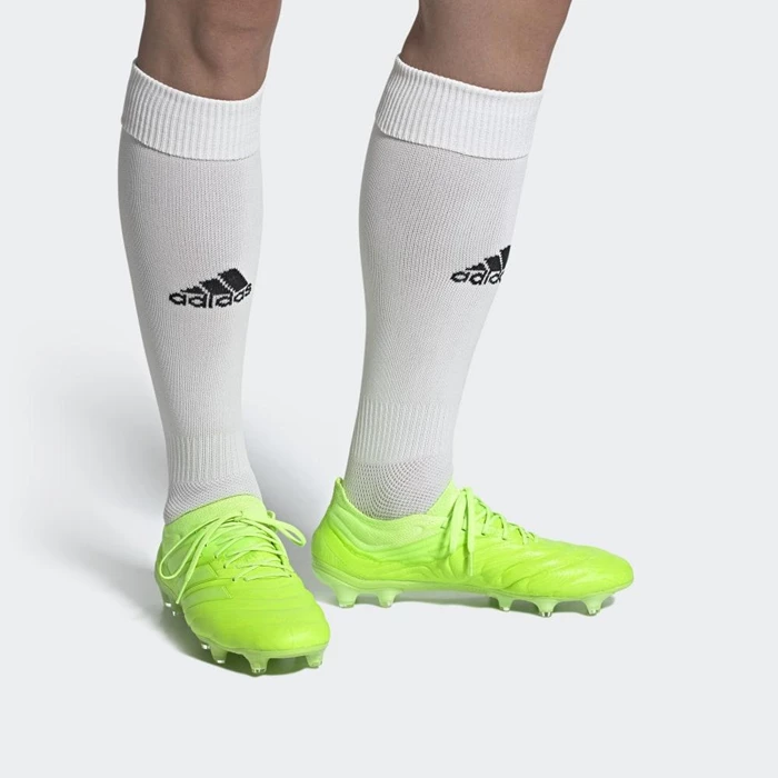 Tacos De Futbol Adidas Copa 20.1 Firm Ground Hombre Verde | 49NUEIVH