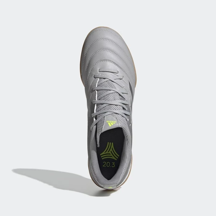 Tacos De Futbol Adidas Copa 20.3 Turf Hombre Gris | 67DLRSHG