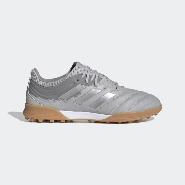 Tacos De Futbol Adidas Copa 20.3 Turf Hombre Gris | 67DLRSHG